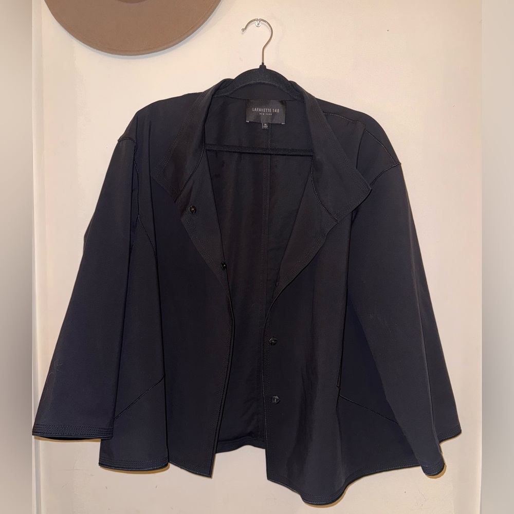 Black Button Snap Jacket